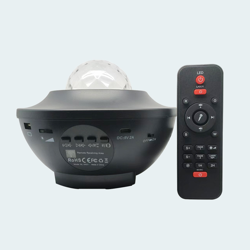 BTK10 Modul PCBA pentru lumină cer stelat Bluetooth 5.1, driver laser 532 nm (<350 mA), acționare motor 5 V (<20 mA), difuzor 4 Ω 3 W