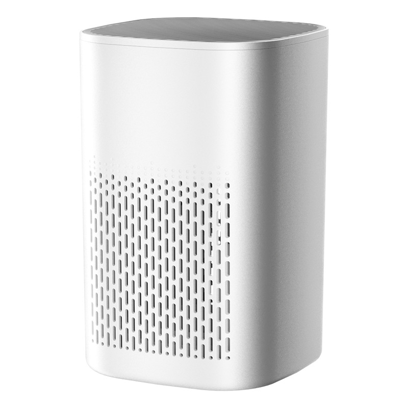 Desktop uređaj za pročišćavanje zraka – dezinfekcija, uklanjanje formaldehida i VOC-a, neutralizacija mirisa; niski nivo buke ≤36 dB; protok zraka 150–300 m3/h; USB napajanje