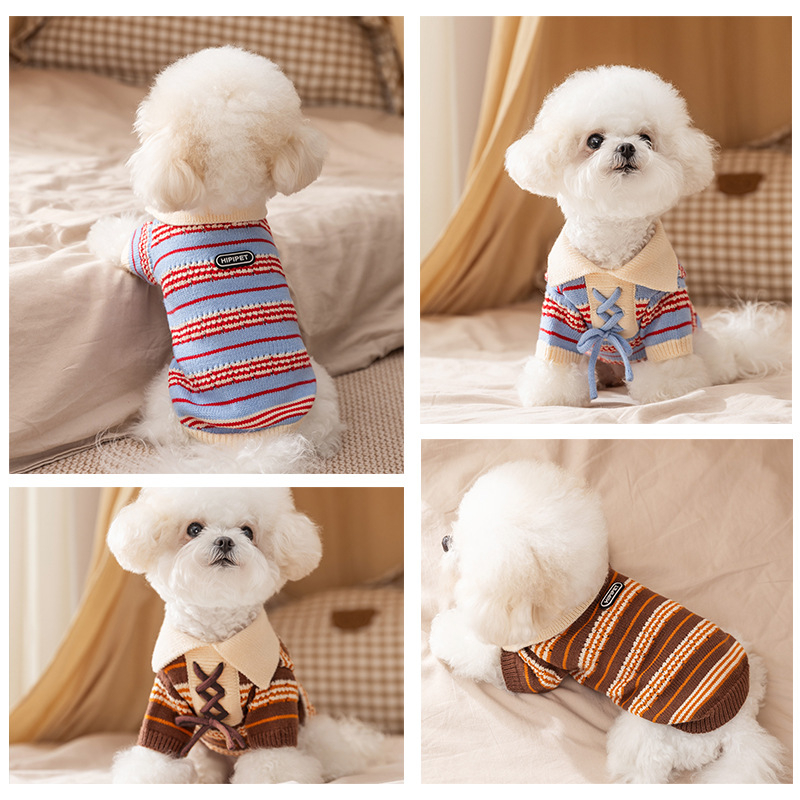 Pulover pentru câini, poliester, stil casual, Hippie dog, cod produs 2510sxmj0531-xp, îmbrăcăminte pentru animale de companie