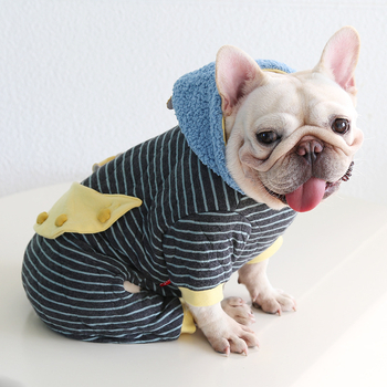 Petstyle Prešivene pižame za pse Moon Boat dizajn – za French Bulldog, English Bulldog, Pug, Corgi i Garfield Cat