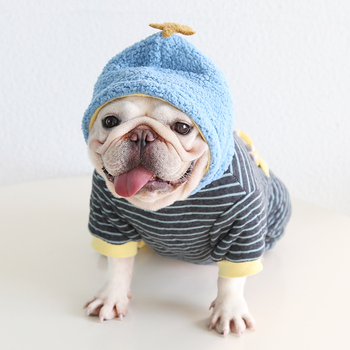 Petstyle Prešivene pižame za pse Moon Boat dizajn – za French Bulldog, English Bulldog, Pug, Corgi i Garfield Cat