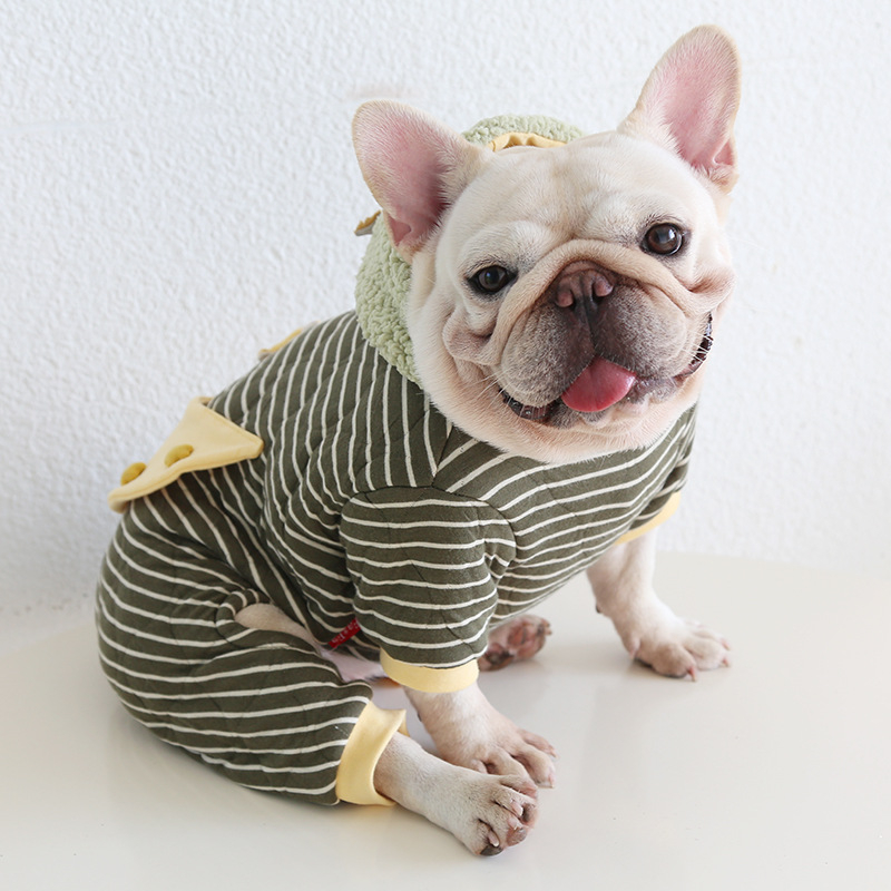 Petstyle Prešivene pižame za pse Moon Boat dizajn – za French Bulldog, English Bulldog, Pug, Corgi i Garfield Cat