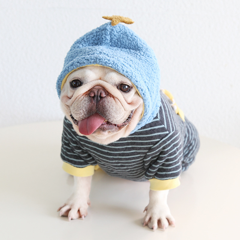 Petstyle Prešivene pižame za pse Moon Boat dizajn – za French Bulldog, English Bulldog, Pug, Corgi i Garfield Cat