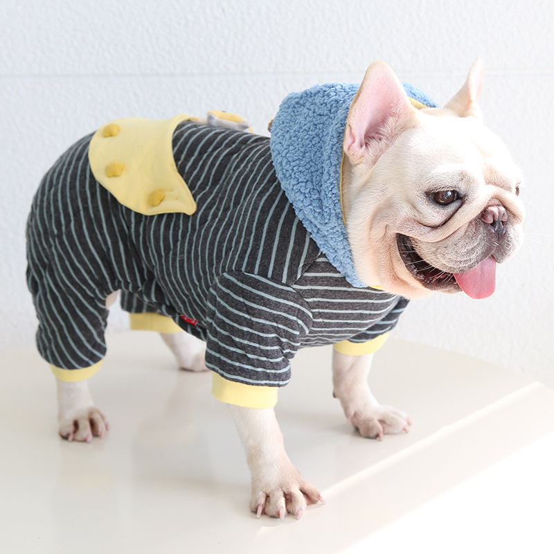 Petstyle Prešivene pižame za pse Moon Boat dizajn – za French Bulldog, English Bulldog, Pug, Corgi i Garfield Cat
