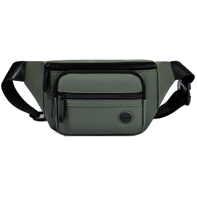 Muška pojasna torba za sport i outdoor aktivnosti, crossbody stil, velika kapaciteta (Oxford tkanina; vodootporna; ultra lagana; otporna na habanje; podstava od poliestera)