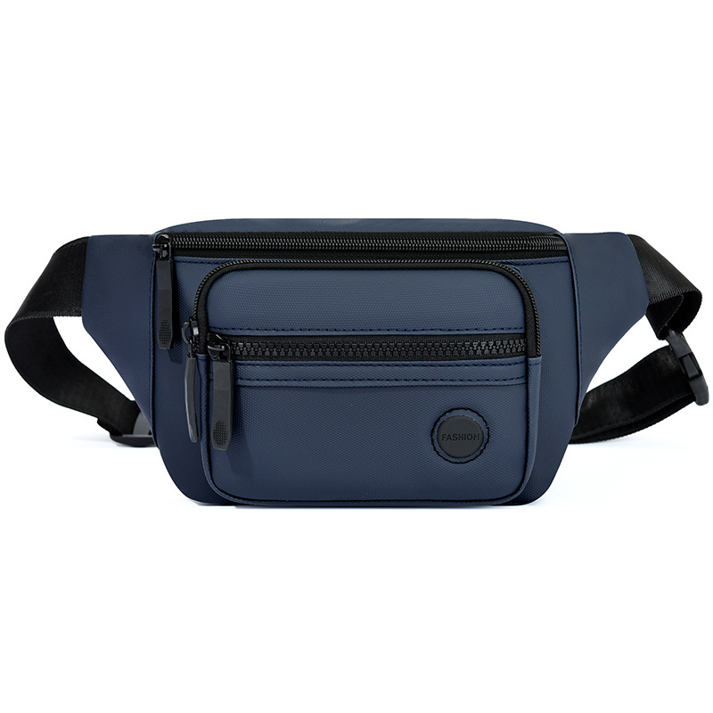 Muška pojasna torba za sport i outdoor aktivnosti, crossbody stil, velika kapaciteta (Oxford tkanina; vodootporna; ultra lagana; otporna na habanje; podstava od poliestera)