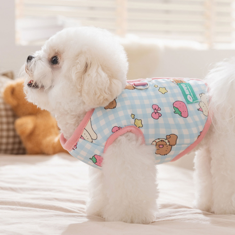 Teddy prsluk za pse male i srednje veličine te mačke, jesen-zimski stil
