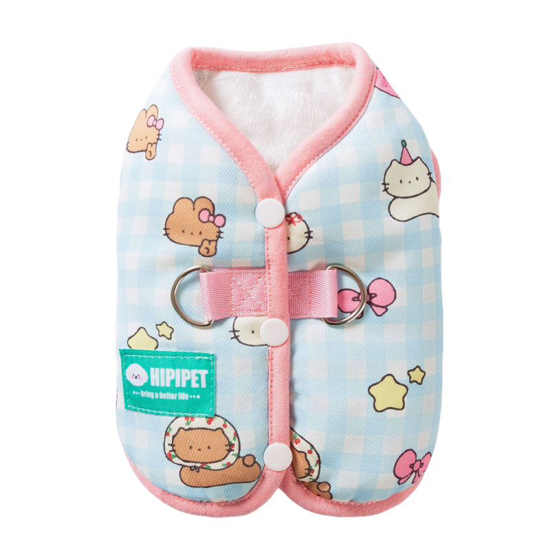 Teddy prsluk za pse male i srednje veličine te mačke, jesen-zimski stil