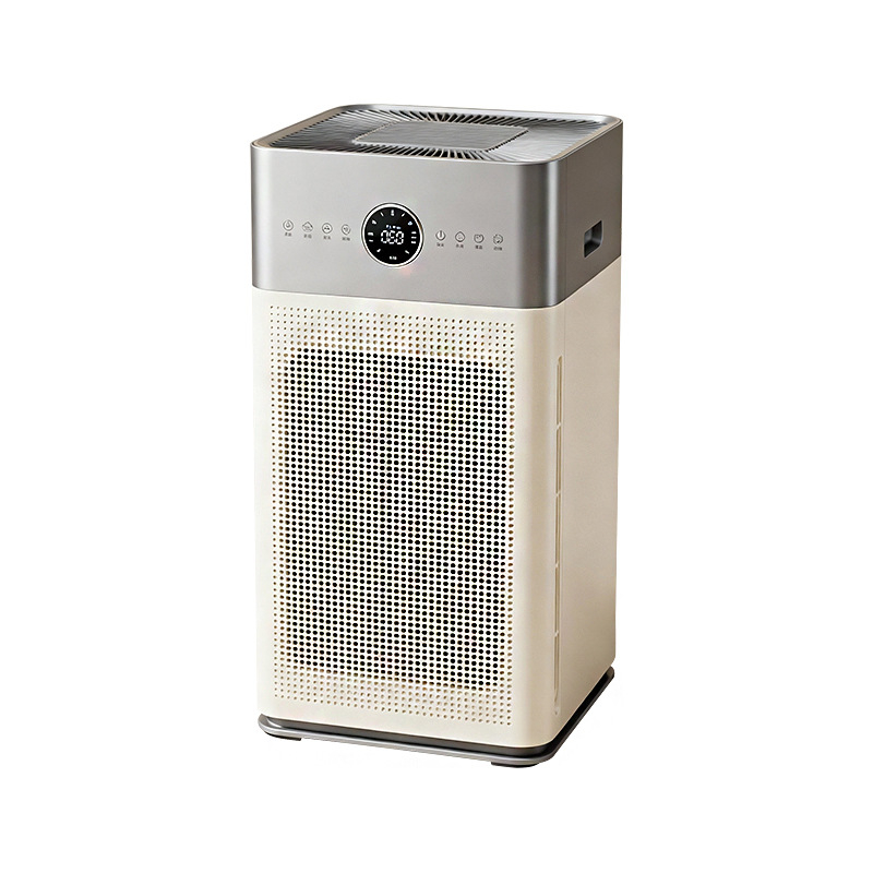 Καθαριστής αέρα για αφαίρεση φορμαλδεΰδης, τεχνολογία αρνητικών ιόντων, ροή αέρα 151–300 m³/ώρα, επιτραπέζια σχεδίαση, κατάλληλος για χώρους 61 m² και άνω