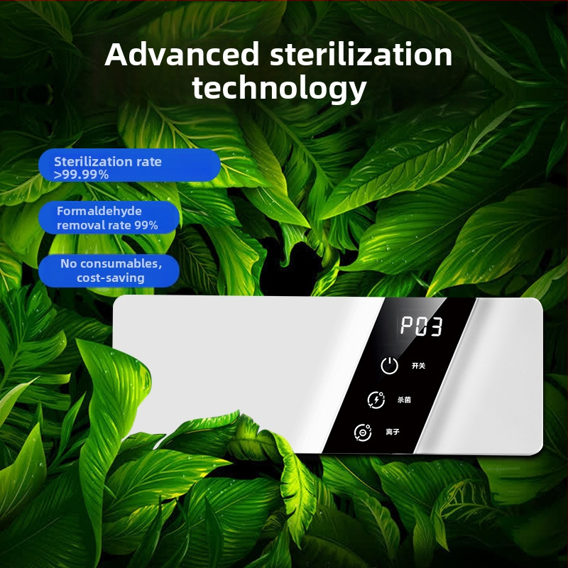 Απολυμαντής αέρα οικιακής χρήσης με αρνητικά ιόντα και όζον για κατοικίδια, αθόρυβος (<36 dB), ροή αέρα 50 m³/ώρα, κατάλληλο έως 31–40㎡, USB τροφοδοσία και οθόνη αφής