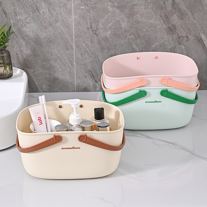 Plastični organizator za kupaonicu i tuš s držačem — STL2309, moderni minimalistički stil