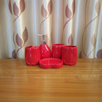 Europski keramički set za kupaonicu - dvodijelni set za higijenske potrepštine