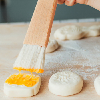 Četka za roštilj s svinjskim dlačicama, drška od bukovog drveta, japanski stil, za premazivanje uljem