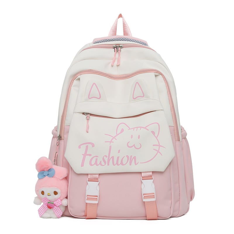 Unisex školska torba od najlona, s naramenicama s zračnom podrškom, otporna na habanje i zaštita od krađe, životinjski uzorak