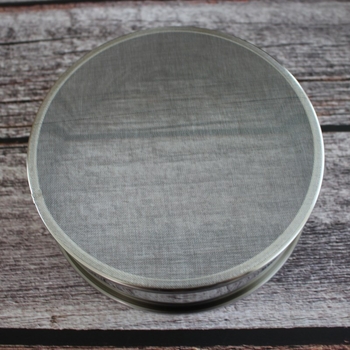 Qixing κόσκινο αλευριού – ανοξείδωτο ατσάλι 304, στρογγυλό, υπερλεπτό, 60 πλέγμα