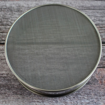 Qixing κόσκινο αλευριού – ανοξείδωτο ατσάλι 304, στρογγυλό, υπερλεπτό, 60 πλέγμα
