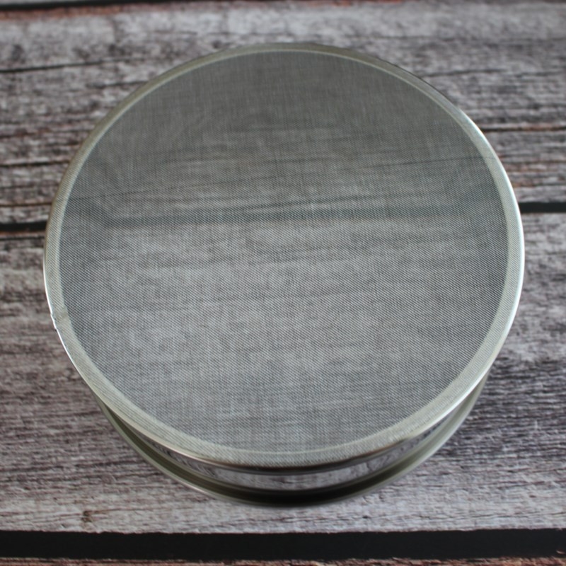 Qixing κόσκινο αλευριού – ανοξείδωτο ατσάλι 304, στρογγυλό, υπερλεπτό, 60 πλέγμα