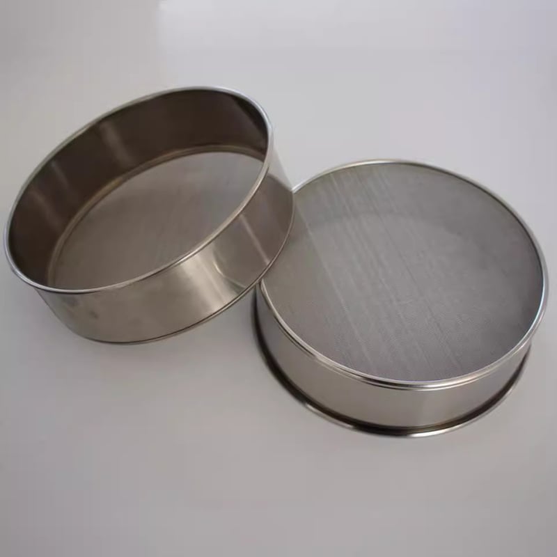 Qixing κόσκινο αλευριού – ανοξείδωτο ατσάλι 304, στρογγυλό, υπερλεπτό, 60 πλέγμα