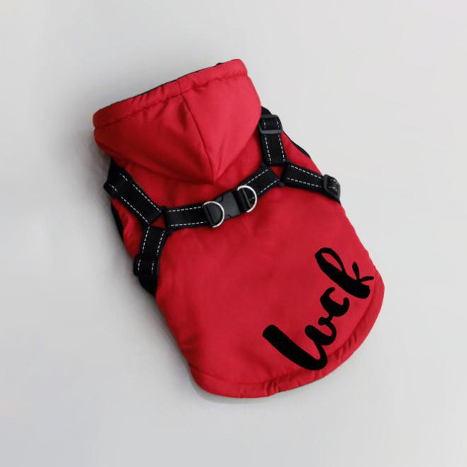 Odeća za kućne ljubimce – vesta od pamuka s punilom, Plus Velvet materijal, ležerni stil, brend Jingle, unisex
