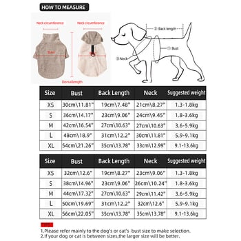 Dvodelni set dukserica za pse za jesen/zimu s kopčom za povodac | poliester | unisex | Yk&loving
