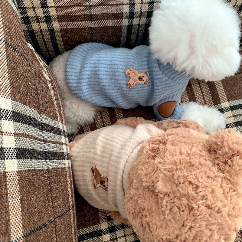 Pletena vestica za kućne ljubimce | Akril vlakna, univerzalni kroj, Yorkshire Terrier, Bichon Frise, Pomeranian, Pudla