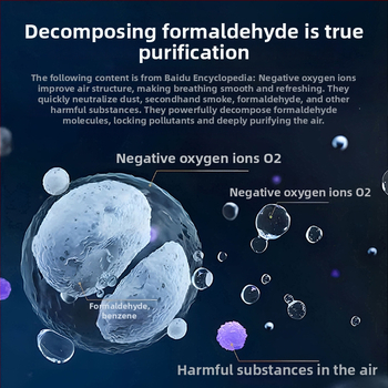 AIWALOT Air Wei No. 1 Καθαριστής αέρα αυτοκινήτου — Αρνητικό ιόν οξυγόνου, Απομάκρυνση φορμαλδεΰδης και οσμών/καπνών, Αθόρυβος συμπαγής σχεδιασμός, Παγκόσμια συμβατότητα
