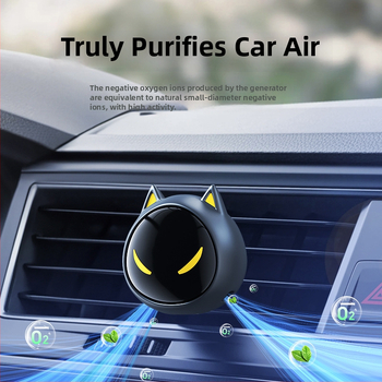 AIWALOT Air Wei No. 1 Καθαριστής αέρα αυτοκινήτου — Αρνητικό ιόν οξυγόνου, Απομάκρυνση φορμαλδεΰδης και οσμών/καπνών, Αθόρυβος συμπαγής σχεδιασμός, Παγκόσμια συμβατότητα