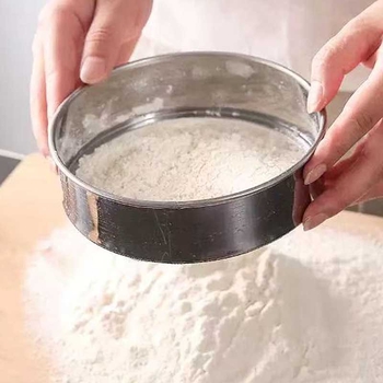 Sito za brašno - ručno, okruglo, nehrđajući čelik, 60 očiju, Yading