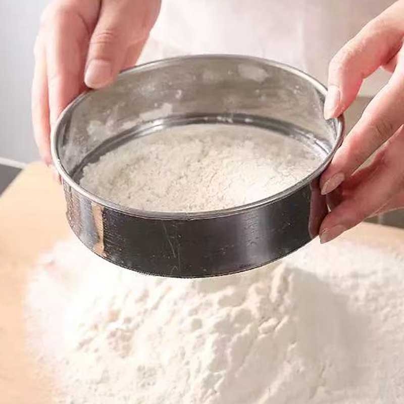 Sito za brašno - ručno, okruglo, nehrđajući čelik, 60 očiju, Yading