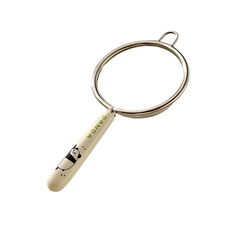 Kuhinjski sito za filtraciju od keramike i 304 nehrđajućeg čelika | jednostavan stil, s jednim kukom, prilagodljivo