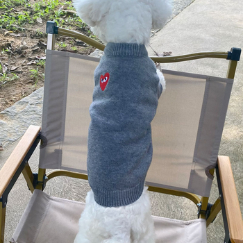 Kutyák és macskák számára gyapjú pulóver – uniszex, kötött stílus