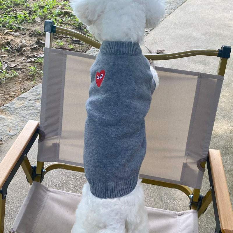 Kutyák és macskák számára gyapjú pulóver – uniszex, kötött stílus