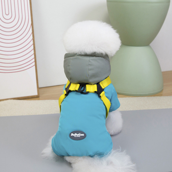 Dalmatian kutya ruházat – poliészter kabát, szabadidő-stílus, őszi–téli vastagított, háziállatok számára