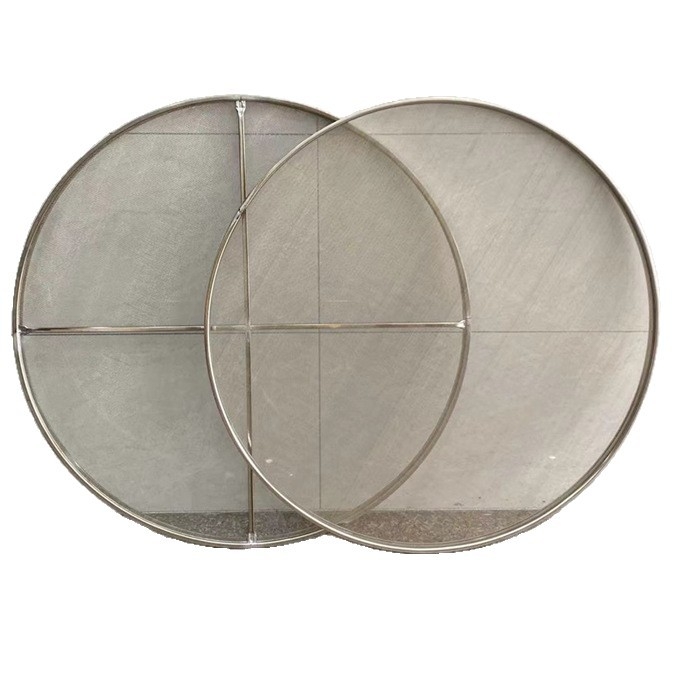 304 rozsdamentes acél megerősített szárító szita tealevelek és citrushéj számára (modell 50-130)