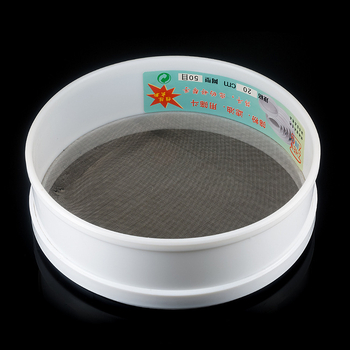 Sită de făină cu mâner din plastic — Brand Daxi, construcție din plastic, design minimalist modern