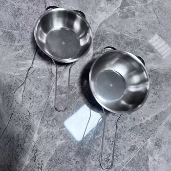 Lehaha nehrđajući čelični sitko s finom mrežom – protuklizno, otporno na toplinu, višenamjensko za prosijavanje brašna, kuhanje tjestenine, pranje riže i filtriranje sojinog mlijeka