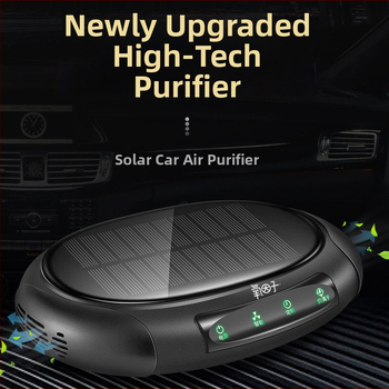 Αντιρροφητής αέρα αυτοκινήτου με ηλιακή τροφοδοσία, Έξυπνο σύστημα, Αρνητικά ιόντα, Απομάκρυνση φορμαλδεΰδης και οσμών