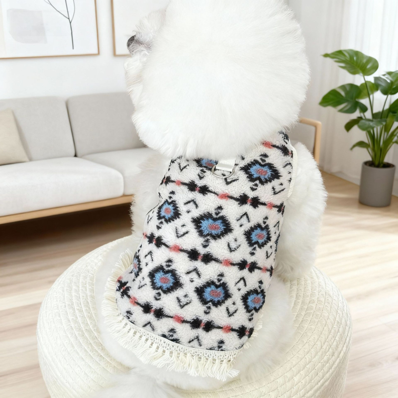Poliesterski pulover za kućne ljubimce - Casual stil, zima i jesen