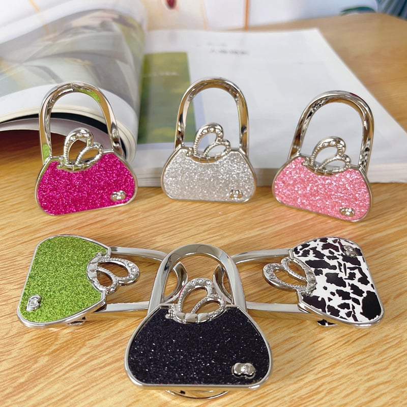 Αναδιπλόμενο άγκιστρο για τσάντες, κράμα ψευδάργυρου, μονόάγκιστρο, μοντέρνος μινιμαλιστικός σχεδιασμός, φορτίο 3-5 kg