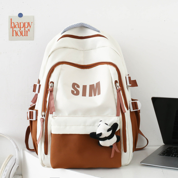 2025 Ruksak u korejskom stilu s velikim kapacitetom za učenike, laptop ruksak i casual putna torba