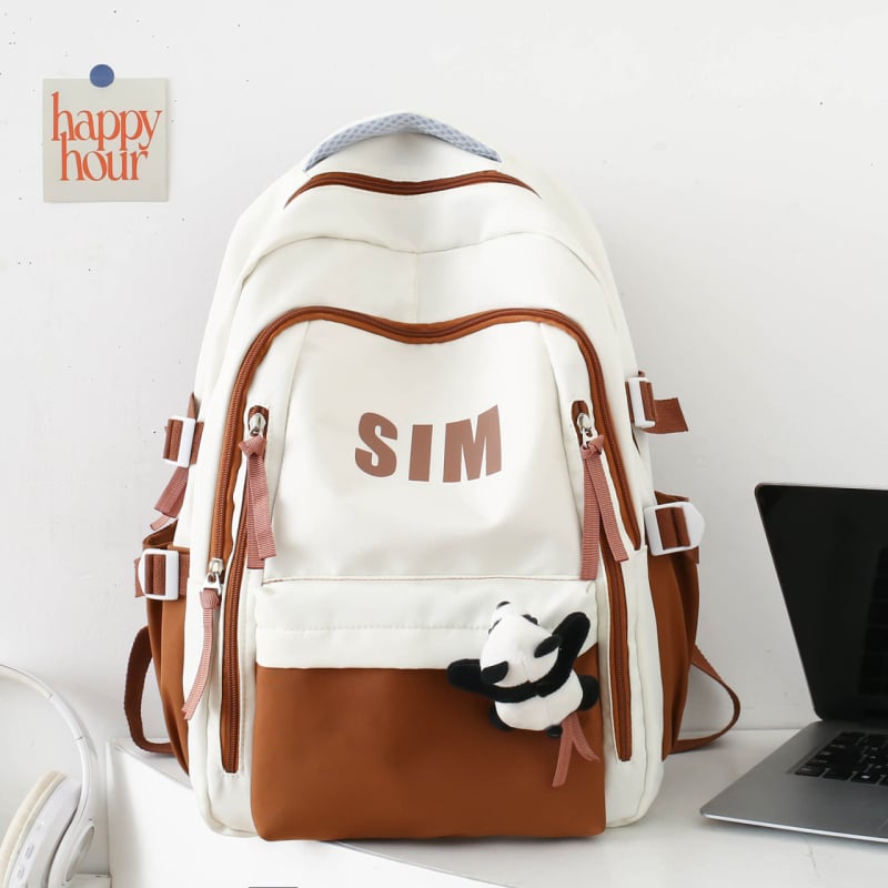 2025 Ruksak u korejskom stilu s velikim kapacitetom za učenike, laptop ruksak i casual putna torba