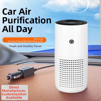 Automobilový čistič vzduchu E260 – ABS+PC, USB napájanie, 5V, 2W