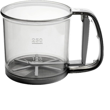 Cernător de făină din plastic, cu acționare manuală, pentru bucătărie de acasă și coacere