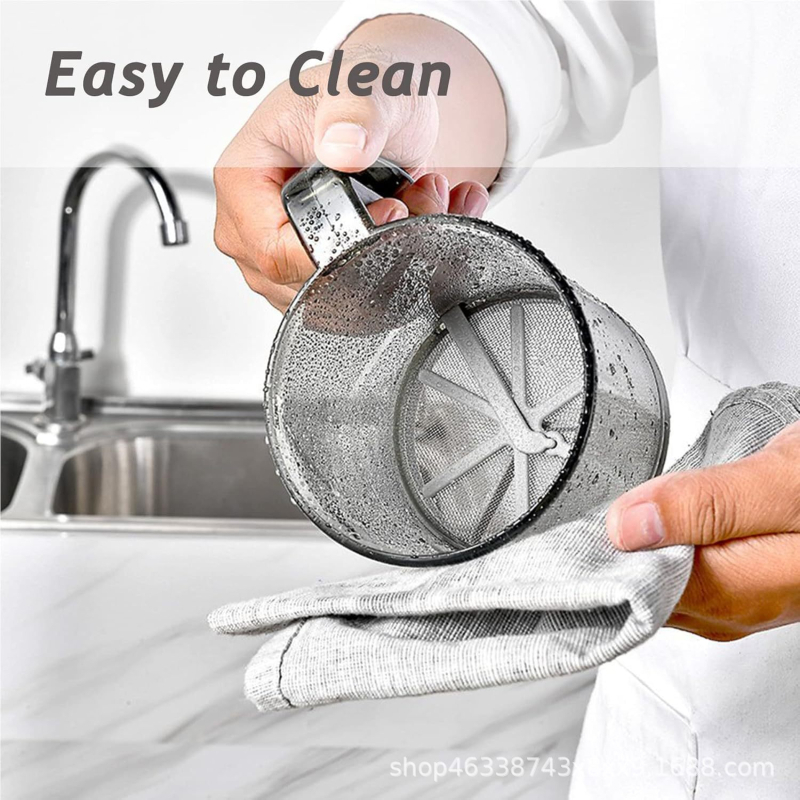 Cernător de făină din plastic, cu acționare manuală, pentru bucătărie de acasă și coacere