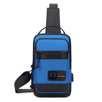 Muška torbica za prsa od Oxford platna – gradski minimalistički stil, prozračna, s dovoljno prostora za pohranu.