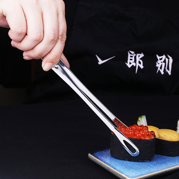 Klip za hranu s produljenom drškom, od nehrđajućeg čelika 304, višenamjenski, protuklizni, otporan na hrđu