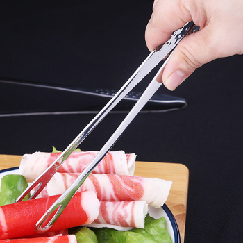 Klip za hranu s produljenom drškom, od nehrđajućeg čelika 304, višenamjenski, protuklizni, otporan na hrđu