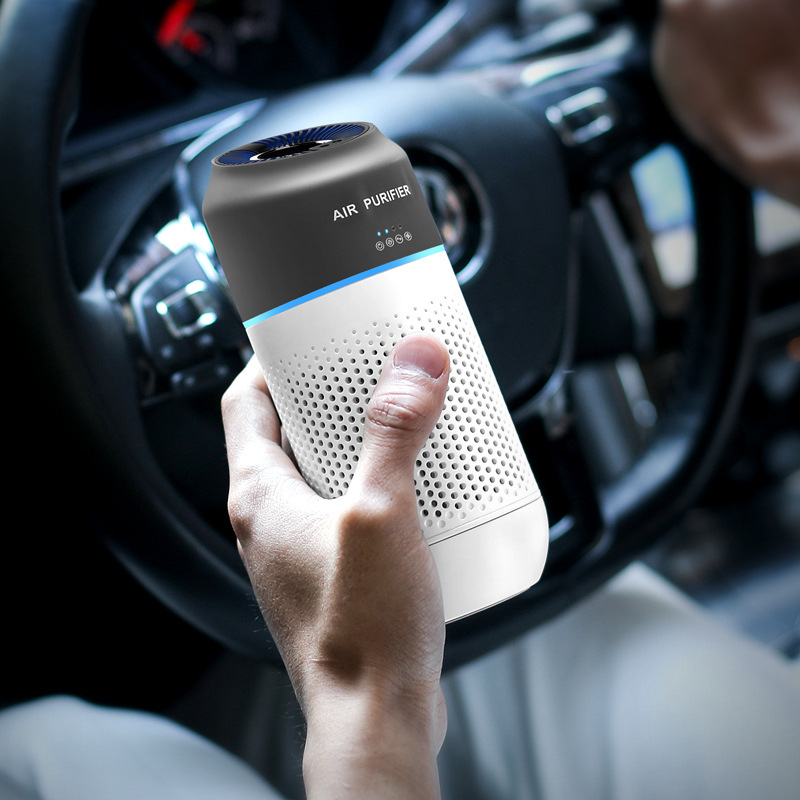 MYVOES MV-AP-1 USB pročišćivač zraka za automobil s negativnim ionima, dodirno upravljanje, protok zraka 50 m³/h