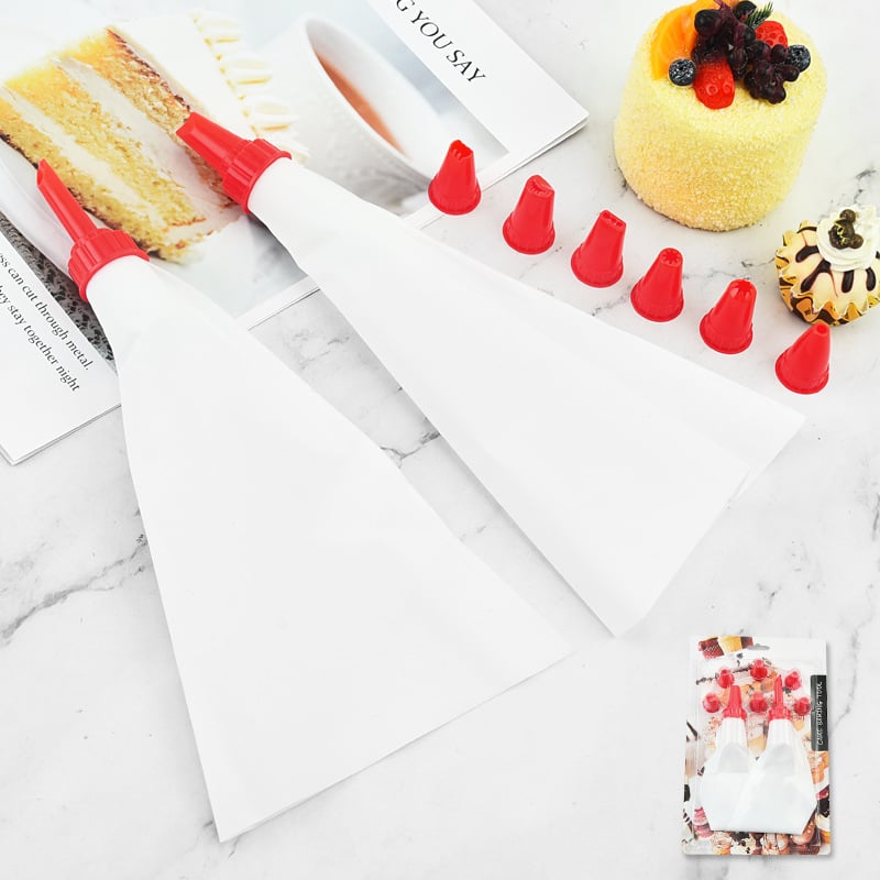 Комплект торбички за украса за домашно печене – EVA.PP материал; декоративни накрайници/торбички; 2022 г.; модерен стил