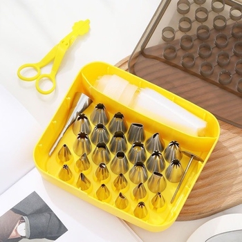 Комплект дюзи за украса на цветя — 304 неръждаема стомана, за декориране на торти, без внос